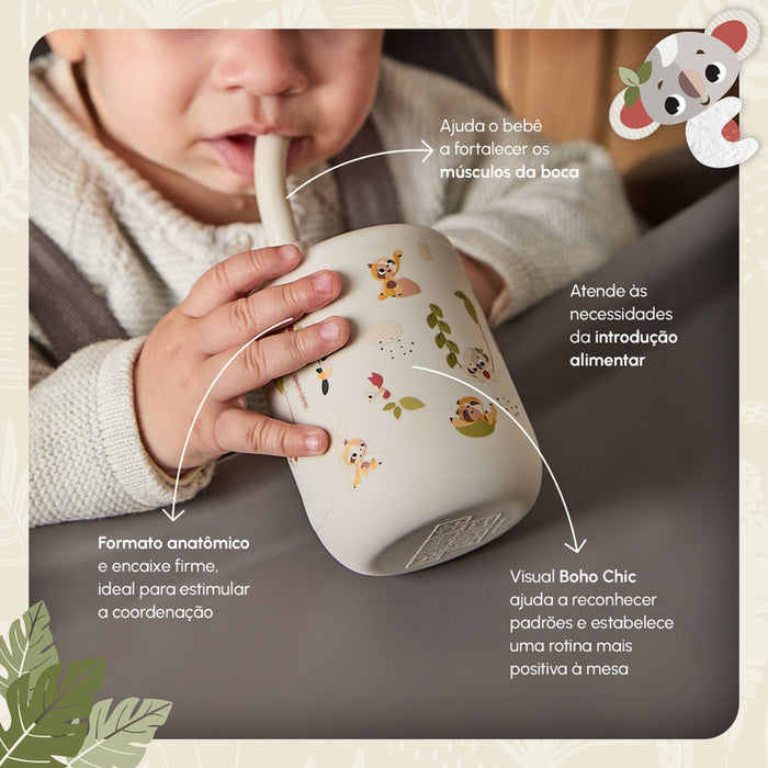 
    Copo Com Canudo Infantil Tiny Love Boho Chic
  