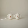 Copo Infantil Mushie Com Alças e Canudo Fairy Mice