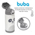 Copo Térmico Com Canudo Infantil Buba Gumy White 400ML