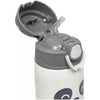 Copo Térmico Com Canudo Infantil Buba Gumy White 400ML - Buba Babytunes