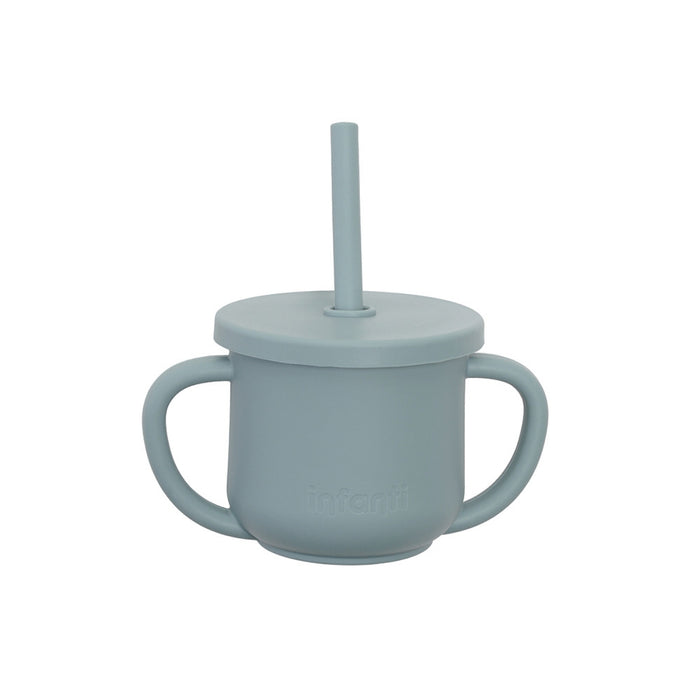 
    Copo de Silicone com Canudo 2 em 1 Infanti Piccolo Azul
  