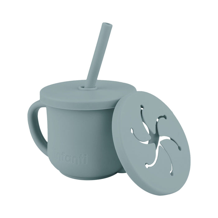 
    Copo de Silicone com Canudo 2 em 1 Infanti Piccolo Azul
  