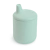 Copo de Transição Infantil Mushie com Tampa 180ML Cambridge Blue