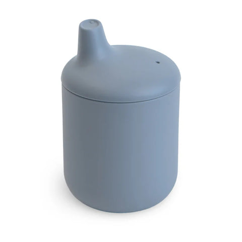 Copo de Transição Infantil Mushie com Tampa 180ML Tradewinds