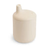 Copo de Transição Infantil Mushie com Tampa 180ML Shifting Sand