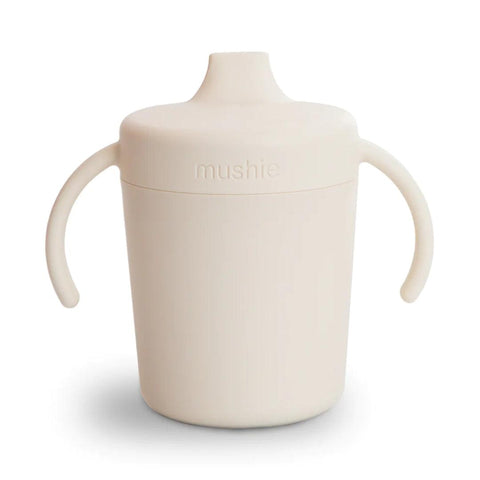 Copo de Treinamento Infantil Mushie Sippy Ivory - Mushie Babytunes