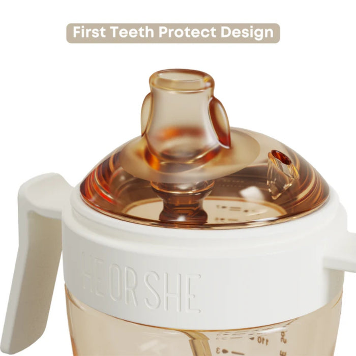 
    Copo de Treinamento Infantil com Canudo HEORSHE 210ML 6M+ Pink
  