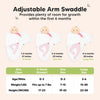 Cueiro Swaddle keaBabies Soothe Baby 3 Peças Sage 0-3M