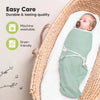 Cueiro Swaddle keaBabies Soothe Baby 3 Peças Sage 0-3M
