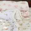 Cueiro Swaddles Kit 4 Peças Aden + Anais Country Floral