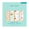 Cueiro Swaddles Kit 4 Peças Aden + Anais Tanzania