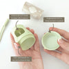 Saco de Fraldas Descartáveis Moodie Teddy Bear Sage Green
