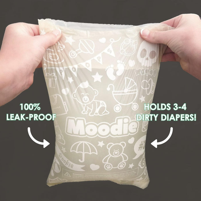 
    Refil de Sacos Descartáveis Moodie Sem Fragrância - 06 Unidades - Moodie Babytunes
  