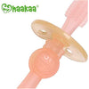Escova Dental Infantil de Silicone 360° Haakaa Pink