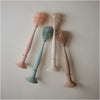 Escova Para Mamadeira de Silicone Mushie Cambridge Blue - Mushie Babytunes