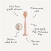 Escova Para Mamadeira de Silicone Mushie Shifting Sand - Mushie Babytunes