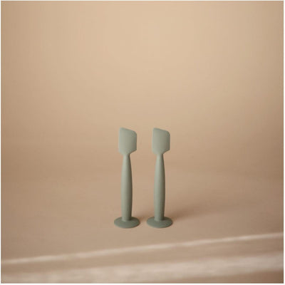 Espátula Para Aplicar Creme em Fralda Mushie Cambridge Blue - Base com ventosa inteligente