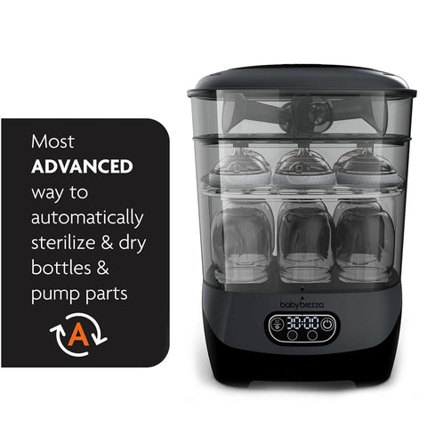 Esterilizador e Secador De Mamadeiras Baby Brezza One Step Advanced Charcoal 110V