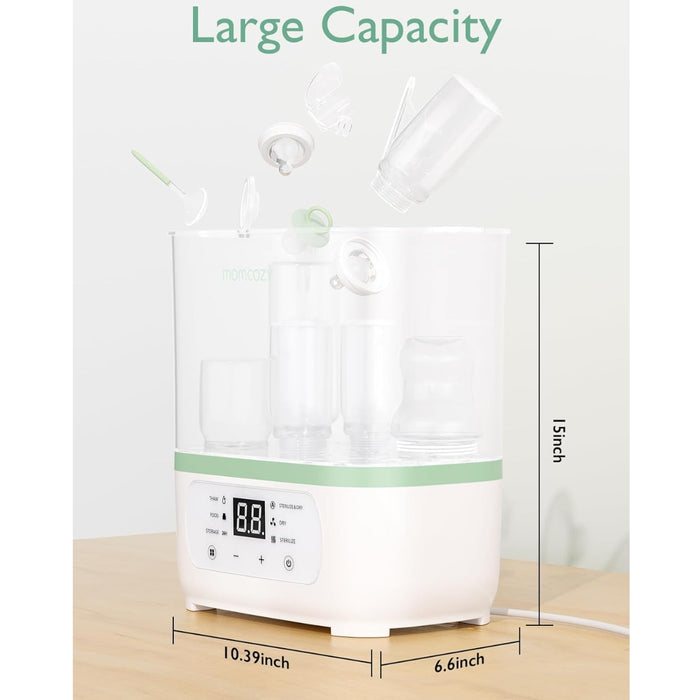 
    Esterilizador e Secador De Mamadeiras Momcozy Electric Steam 8 em 1
  