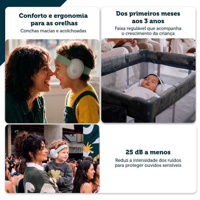 
    Fone Abafador de Ruído Safety 1st Silence Band Grey
  
