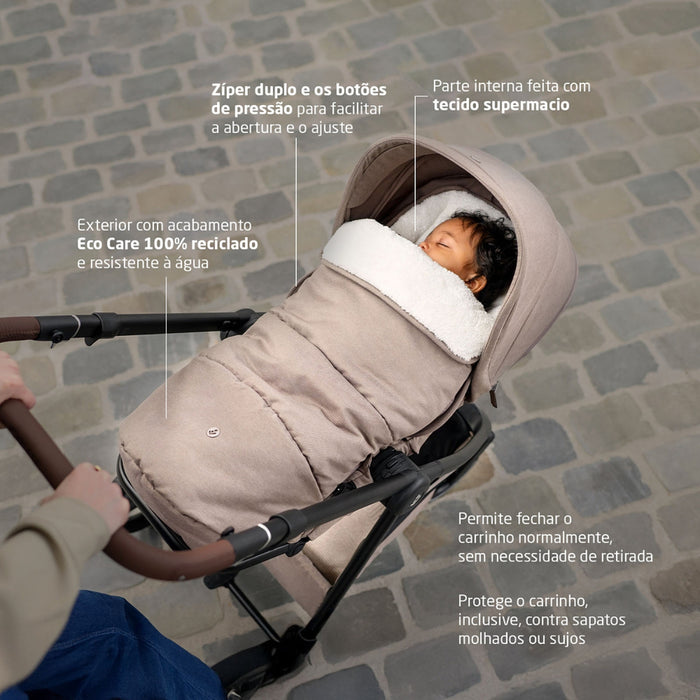 
    Footmuff 2 em 1 Para Carrinho de Bebê Maxi-Cosi Black
  