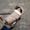 Footmuff 2 em 1 Para Carrinho de Bebê Maxi-Cosi Twillic Truffle
