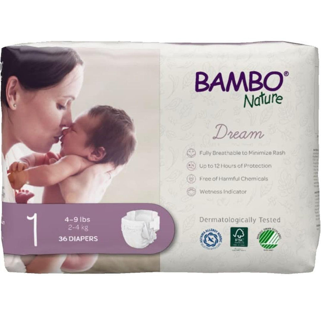 Fraldas Eco Friendly Premium Dream Bambo Nature 36 Unidades - Bambo Nature Babytunes