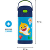 Garrafa Térmica Infantil Thermos Foogo Baby Shark 350ML