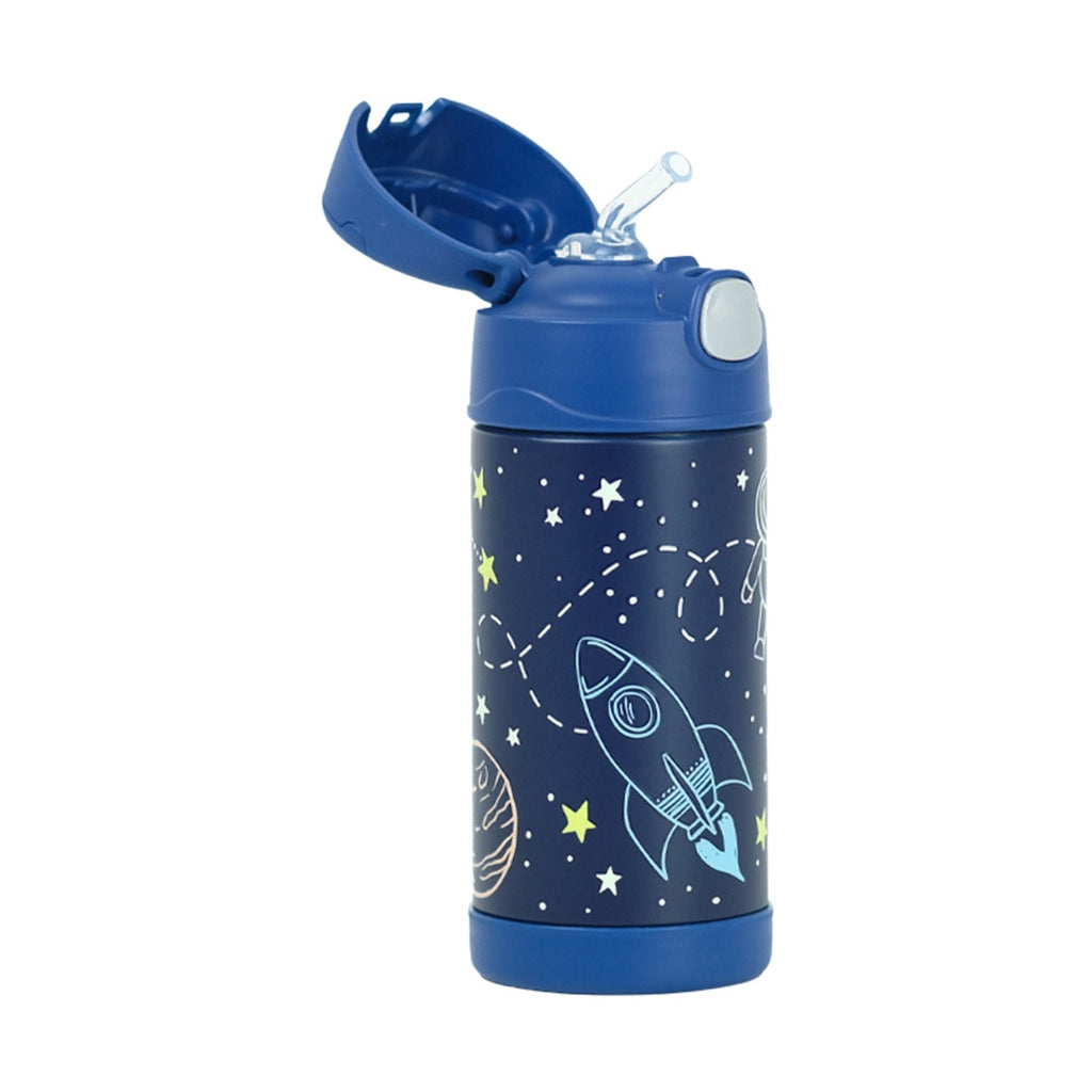 Garrafa Térmica Infantil Thermos Funtainer Astronauta Azul 355ML