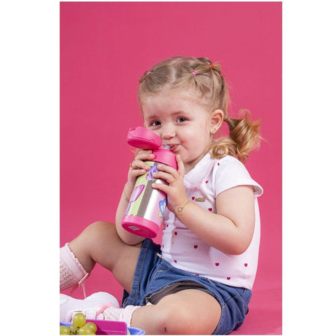 Garrafa Térmica Infantil Thermos Funtainer Borboleta 355ML - Thermos Babytunes