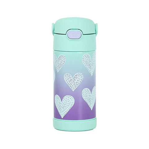 Garrafa Térmica Infantil Thermos Funtainer Corações 355ML - Thermos Babytunes