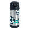 Garrafa Térmica Infantil Thermos Funtainer Futebol 355ML - Thermos Babytunes