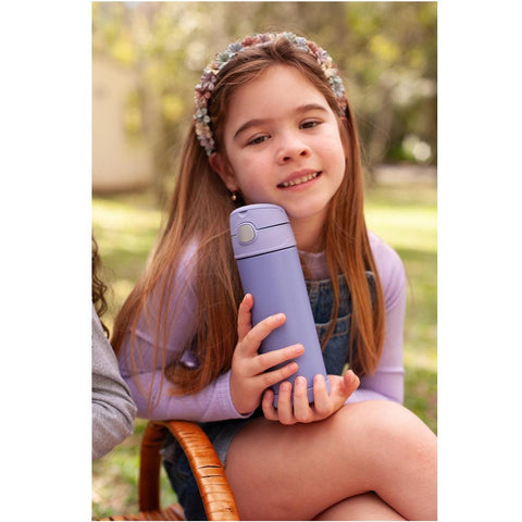 Garrafa Térmica Infantil Thermos Funtainer Lilás 470ML - Thermos Babytunes