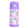 Garrafa Térmica Infantil Thermos Funtainer Únicornio 355ML - Thermos Babytunes
