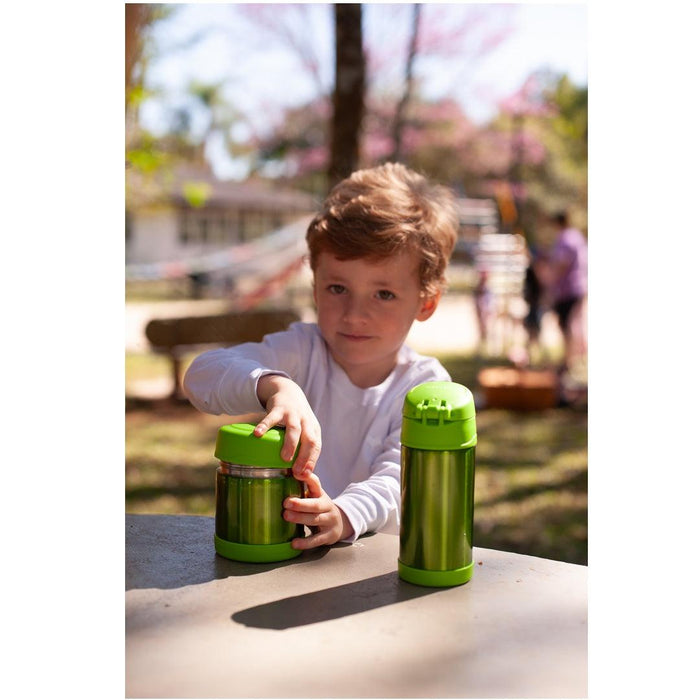 
    Garrafa Térmica Infantil Thermos Funtainer Verde 355ML - Thermos Babytunes
  