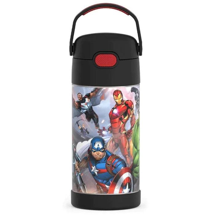 
    Garrafa Térmica Infantil Thermos Funtainer Vingadores Preta 350ML - Thermos Babytunes
  