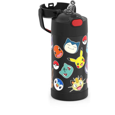 Garrafa Térmica Infantil Thermos Pokémon 350ML - Material Higiênico