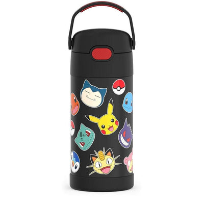 Garrafa Térmica Infantil Thermos Pokémon 350ML - Adequado Para Crianças