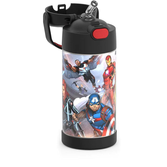 
    Garrafa Térmica Infantil Thermos Funtainer Vingadores Preta 350ML - Thermos Babytunes
  