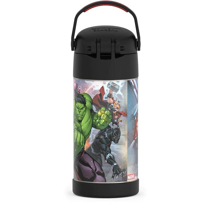 
    Garrafa Térmica Infantil Thermos Funtainer Vingadores Preta 350ML - Thermos Babytunes
  