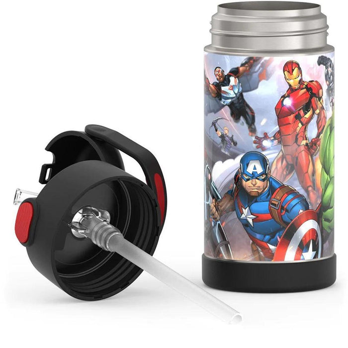 
    Garrafa Térmica Infantil Thermos Funtainer Vingadores Preta 350ML - Thermos Babytunes
  