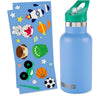 Garrafa de Aço Inoxidável Skip Hop Personalizável Azul - Skip Hop Babytunes