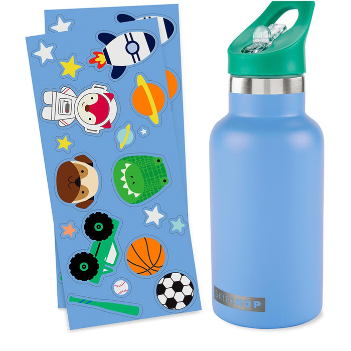 
    Garrafa de Aço Inoxidável Skip Hop Personalizável Azul - Skip Hop Babytunes
  
