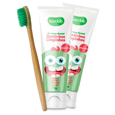 Gel Dental - Dentinhos Limpinhos Bioclub (Melancia) 70G - Apoio à Escovação Regular