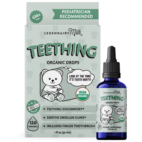 Gel Orgânico Para Alívio da Dentição Infantil Legendairy Milk