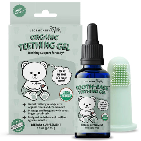 Gel Orgânico Para Alívio da Dentição Infantil Legendairy Milk