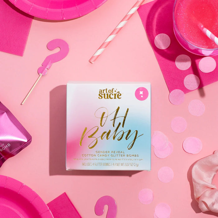 
    Art of Sucre Glitter Bomb Para Chá Revelação Surpresa - Baby Girl
  