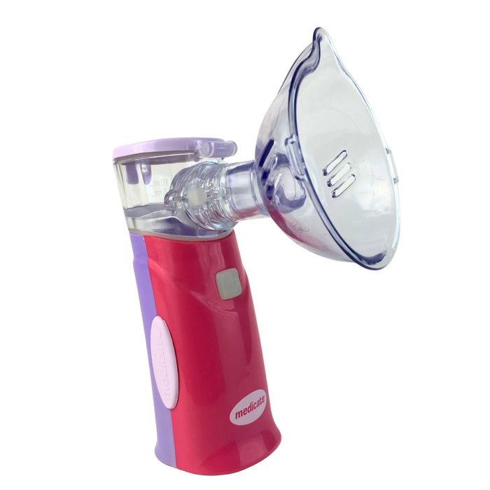 
    Inalador Medicate Air Mesh Colors Baby Com Bateria + Fonte de Alimentação - Rosa - Medicate Babytunes
  