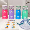 Inalador Medicate Air Mesh Colors Baby Com Bateria + Fonte de Alimentação - Rosa