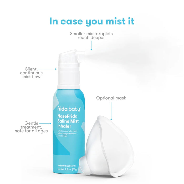 
    Inalador Nasal Infantil Frida baby NoseFrida Saline Mist - Fridababy Babytunes
  